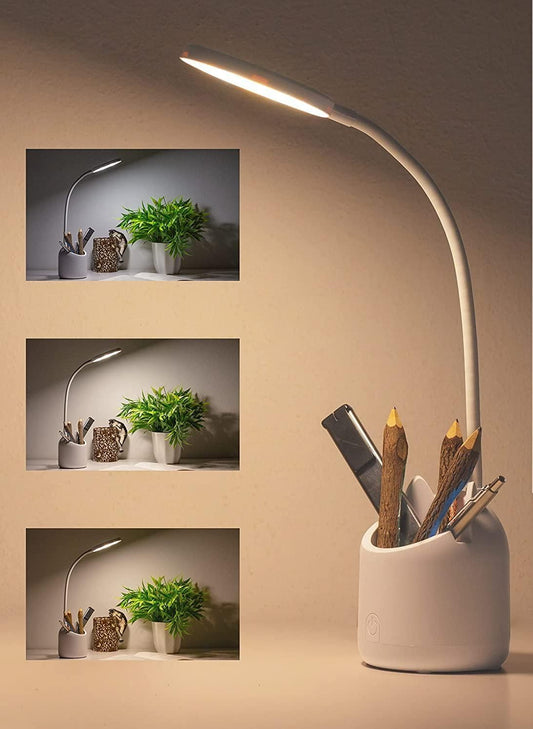 Study Table Pen Holder with lamp