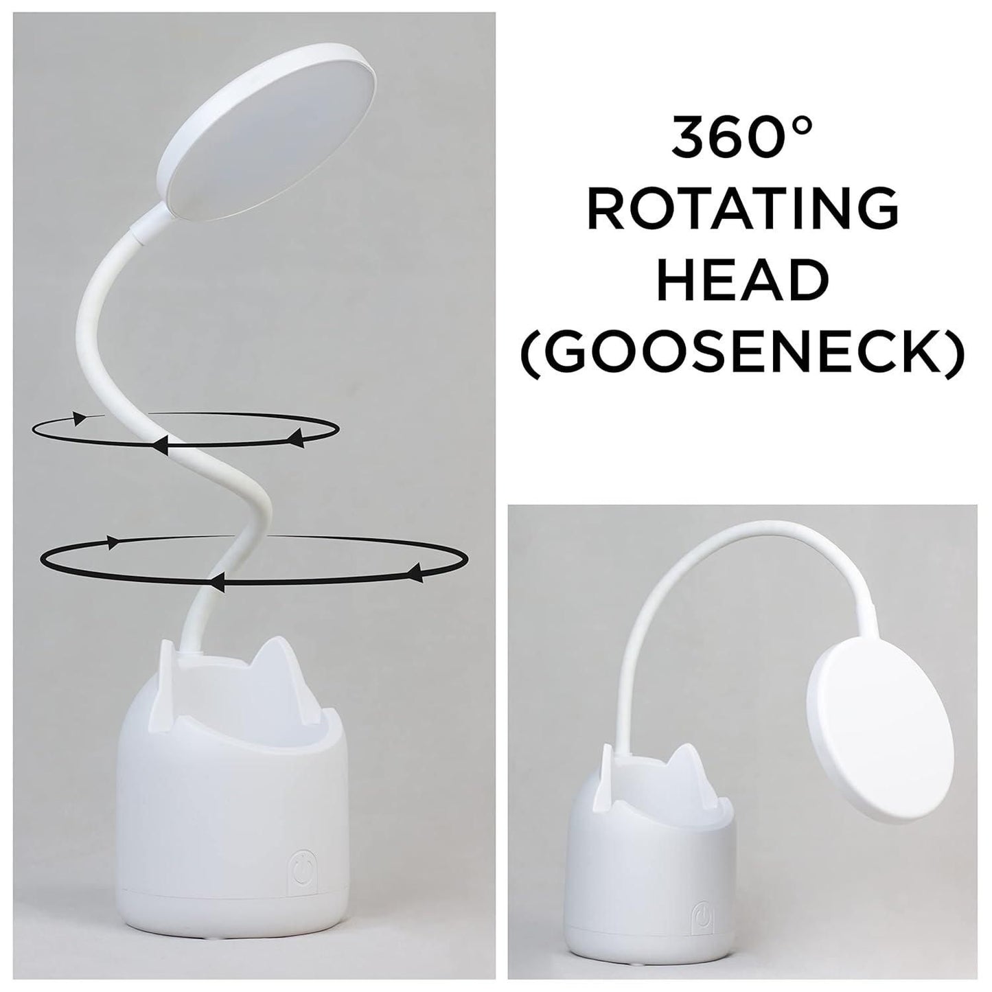 Study Table Pen Holder with lamp