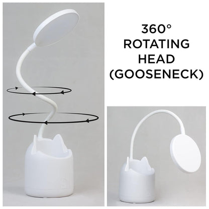 Study Table Pen Holder with lamp