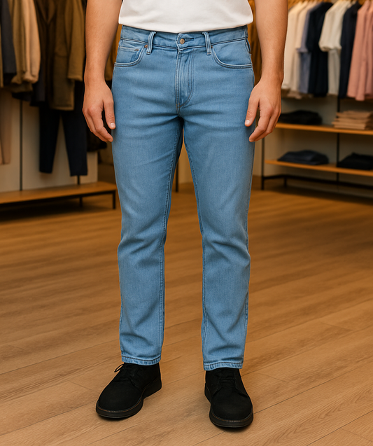 AMIRI High-Performance Light Blue Straight Fit Denim Jeans ( Unisex )